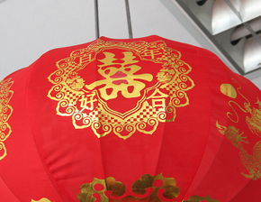 婚庆用品新宠 绒布喜字大灯笼，点亮喜庆与吉祥